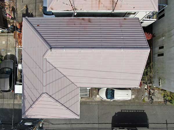 逗子市屋根葺き替え施工前